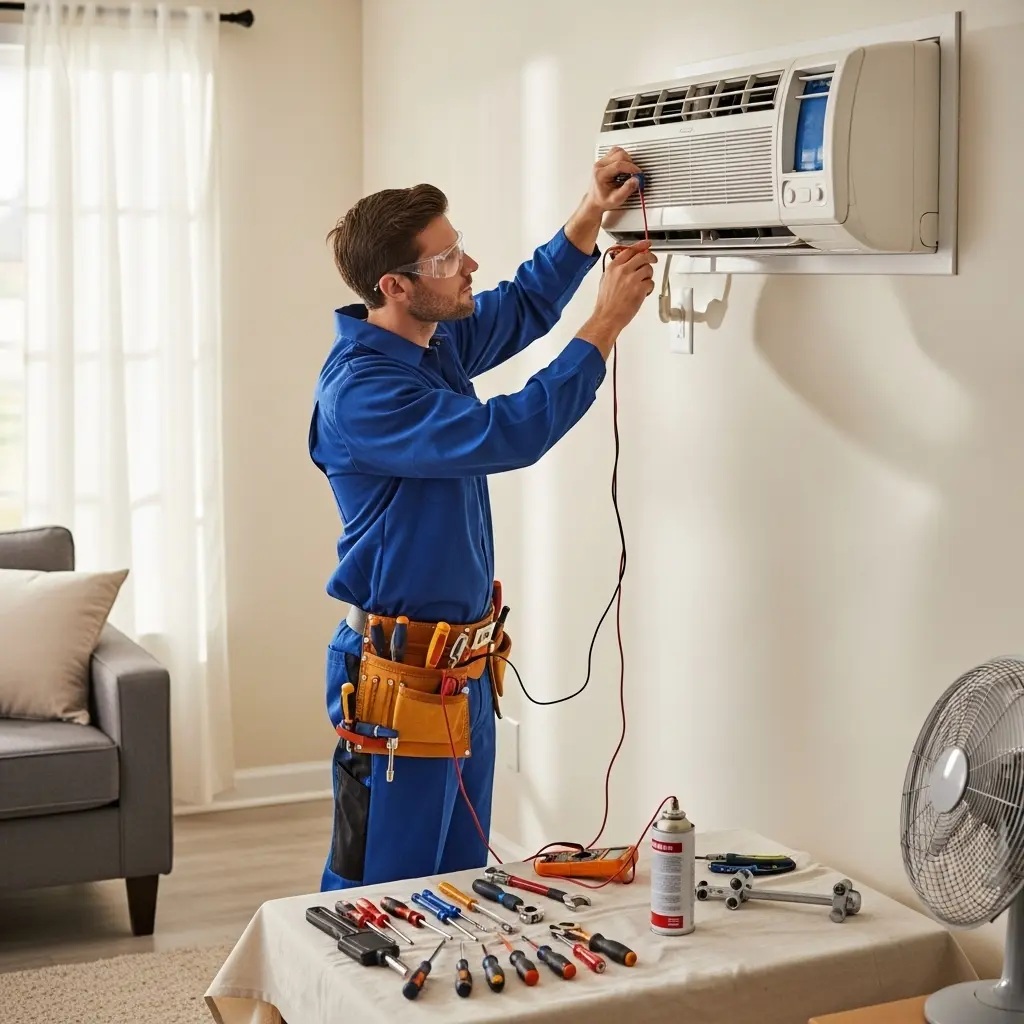 Kızılcahamam Airfel Airfel klima gaz dolumu ve bakım – Enerji verimliliği artırıldı. - Teknik servis örneği